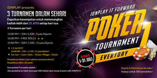 Turnamen Poker Asia Cup 2017