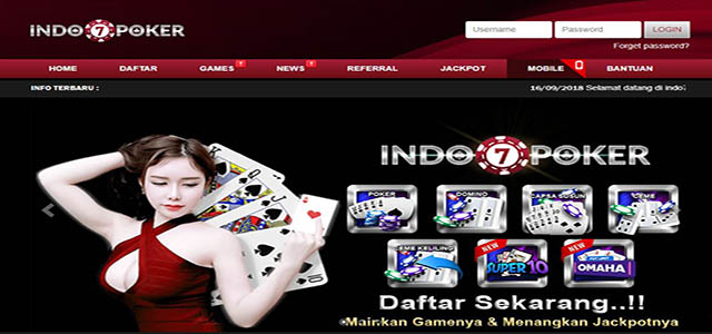 Indo7Poker | Poker Online Terpercaya Indonesia | Daftar Poker IDN Indo Domino